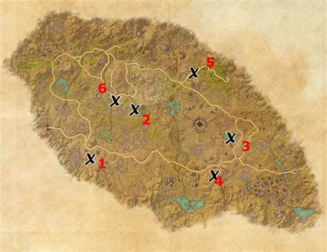 The links below will open a page that displays all known info. . Craglorn treasure maps